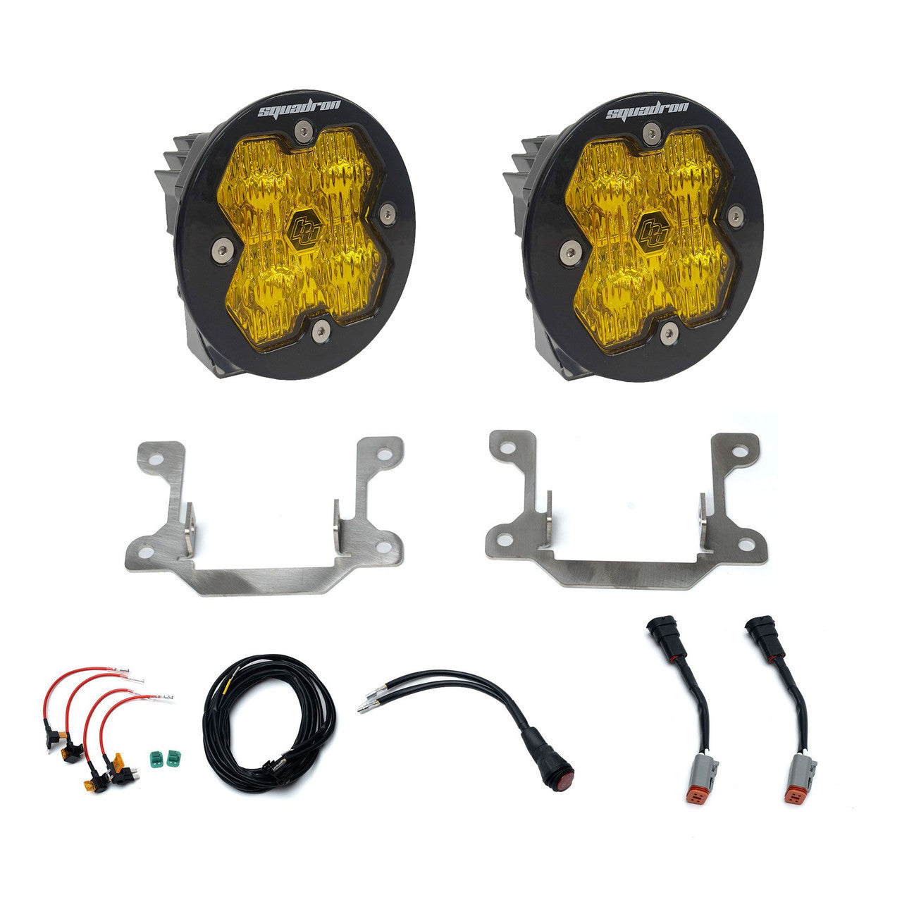 BAJA DESIGNS SQUADRON LED FOG LIGHTS: DODGE RAM 2500/3500 (2019-2026)