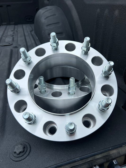 Lucid Forged 8x210 Dually Wheel Spacers 2011-2026 GMC Sierra/Chevy Silverado 3500