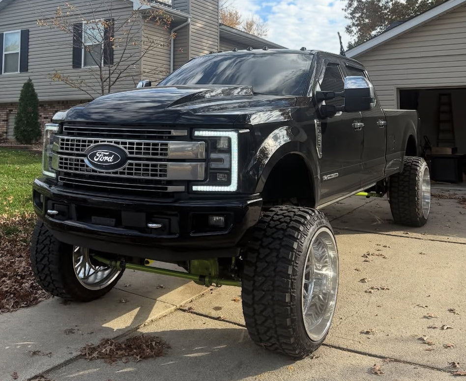 2017-2019 Ford F250/F350/F450 Super Duty Black OEM LED Style Headlights
