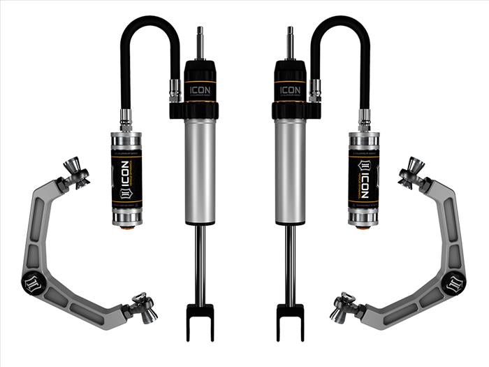 ICON 2020-Up GM 2500/3500 HD, 0-2” Lift, 2.5 VS Shock System RR/CDCV, Billet UCA