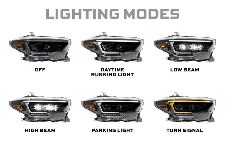 TOYOTA TACOMA (2016-2023) MORIMOTO XB EVO HYBRID LED PROJECTOR HEADLIGHTS