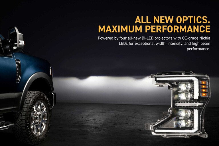Morimoto XB EVO LED Projector Headlights : 2020-2022 Ford F250/F350/F450 Super Duty