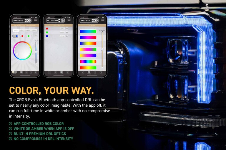Morimoto XRGB EVO LED Projector Headlights : 2017-2019 Ford F250/F350/F450 Super Duty