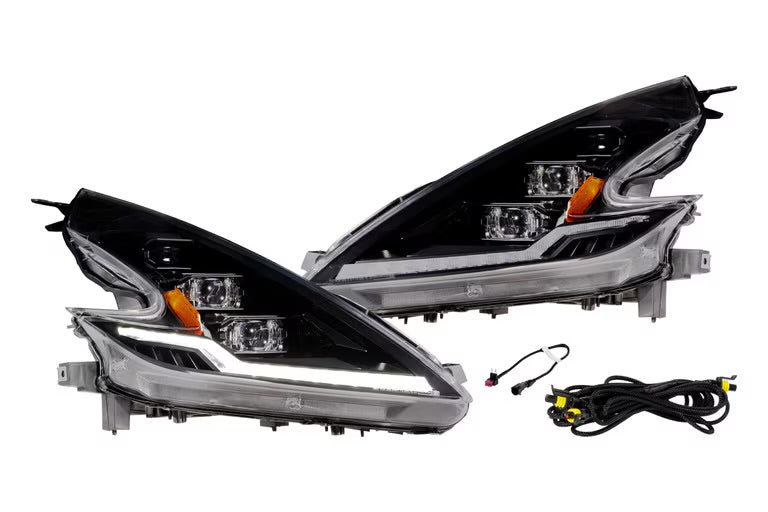 Morimoto XB Evo Hybrid LED Projector Headlights: Nissan 370Z 2009-2021
