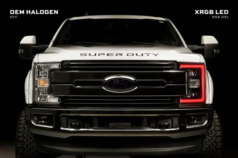 Morimoto XRGB LED Projector Headlights : Ford F250/F350/F450 Super Duty 2017-2019