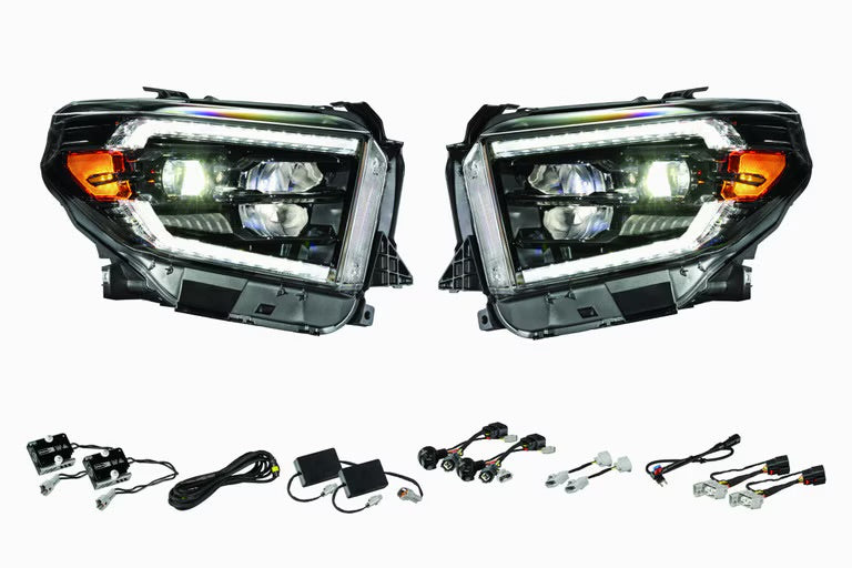 Morimoto XB EVO Hybrid LED Projector Headlights: Toyota Tundra 2014-2021