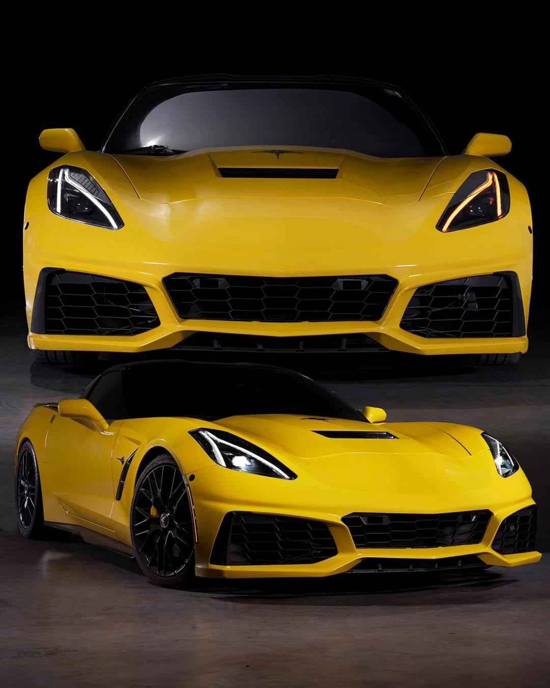 Morimoto XB LED Projector Headlights: Chevrolet Corvette C7 2014-2019 (Gen2 C8 Style)