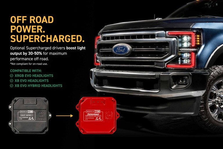 Morimoto XRGB EVO LED Projector Headlights : 2020-2022 Ford F250/F350/F450 Super Duty