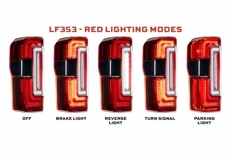 FORD SUPER DUTY F250/F350/F450 (2023-2026): MORIMOTO XB LED TAIL LIGHTS