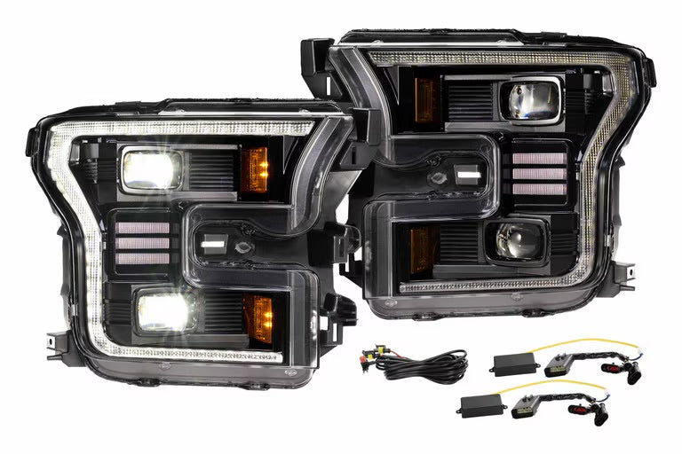 Morimoto XB Hybrid LED Projector Headlights: Ford F150 2015-2017