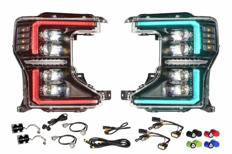 FORD F250/F350 SUPER DUTY FACELIFT KIT: 2017-2019 TO 2020-2022 FRONT END XB EVO