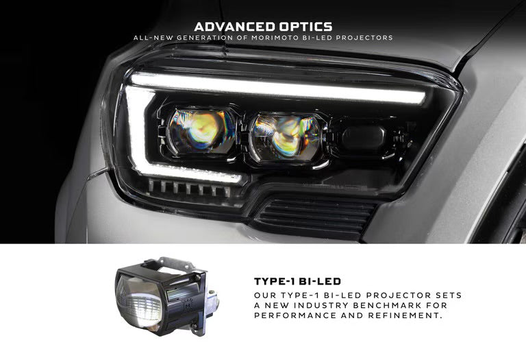 TOYOTA TACOMA (2016-2023) MORIMOTO XB EVO HYBRID LED PROJECTOR HEADLIGHTS