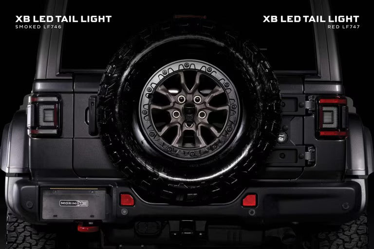 JEEP WRANGLER JL 2018-2024 MORIMOTO XB LED LOW PROFILE TAIL LIGHTS