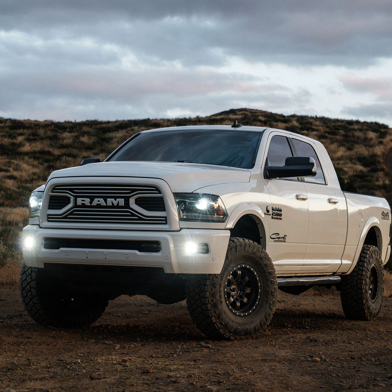 Dodge/Ram Squadron SAE Fog Pocket Light Kit Dodge 2009-2012 Ram 1500, 2010-2018 2500/3500 Dual Fog Pocket Light Kit Baja Designs