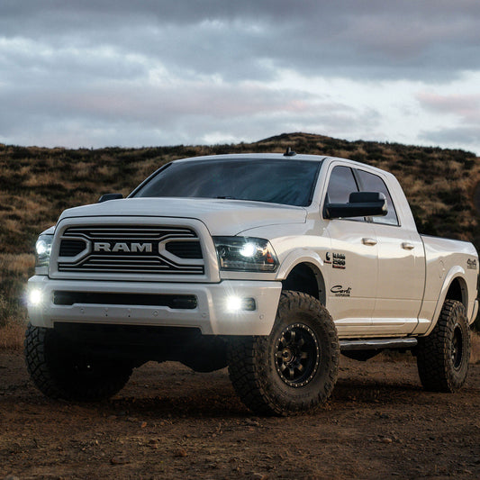 Dodge/Ram Squadron SAE Fog Pocket Light Kit Dodge 2009-2012 Ram 1500, 2010-2018 2500/3500 Dual Fog Pocket Light Kit Baja Designs