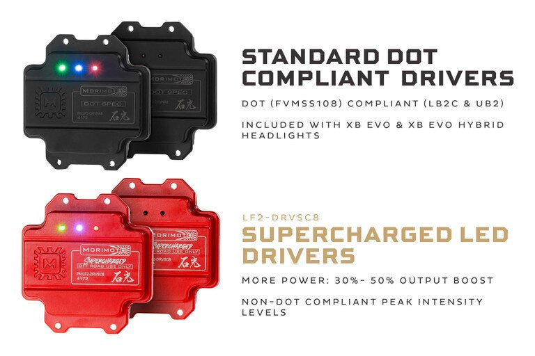 TOYOTA 4RUNNER (2014-2024) MORIMOTO XB EVO/HYBRID SUPERCHARGED DRIVERS