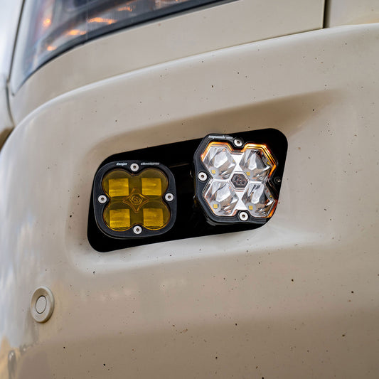 Dodge/Ram Squadron SAE Fog Pocket Light Kit Dodge 2009-2012 Ram 1500, 2010-2018 2500/3500 Dual Fog Pocket Light Kit Baja Designs