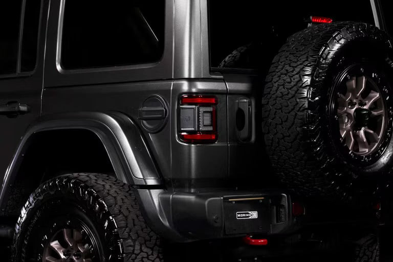 JEEP WRANGLER JL 2018-2024 MORIMOTO XB LED LOW PROFILE TAIL LIGHTS