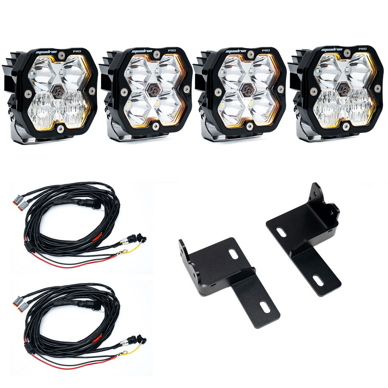 2025-2026 Toyota 4Runner Baja Designs Squadron 2.0 Behind The Grille Light Kit