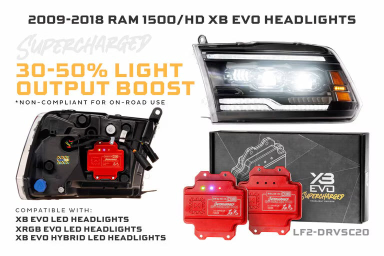 Morimoto XRGB EVO LED Projector Headlights Dodge Ram (2009-2018)
