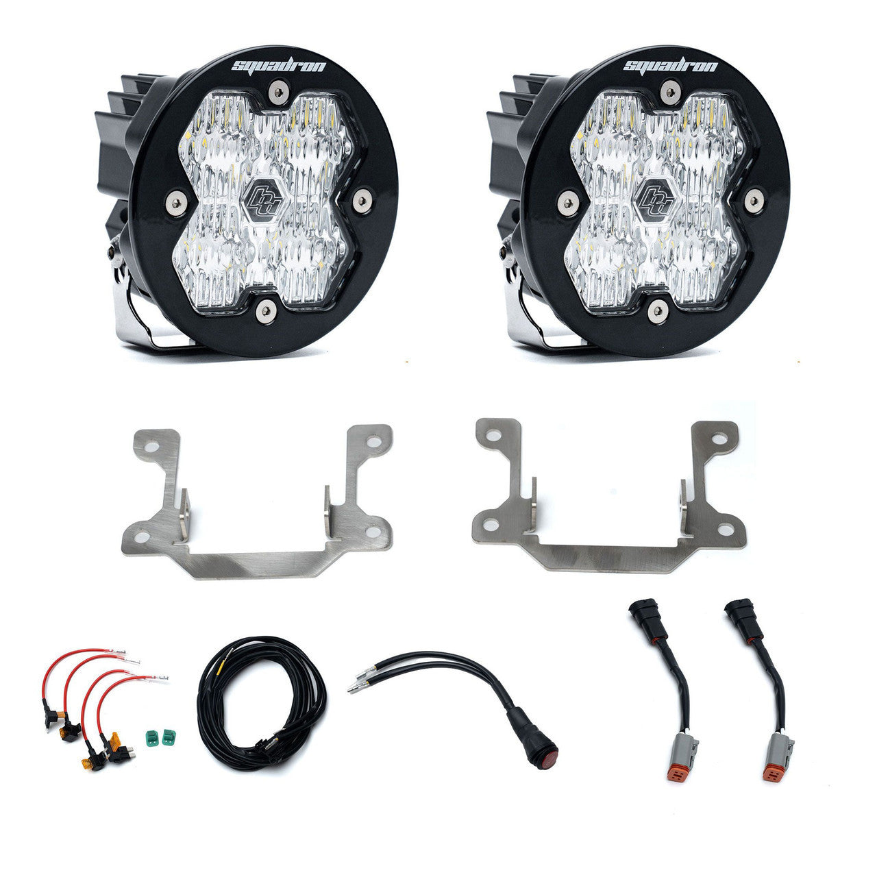 BAJA DESIGNS SQUADRON LED FOG LIGHTS: DODGE RAM 2500/3500 (2019-2026)
