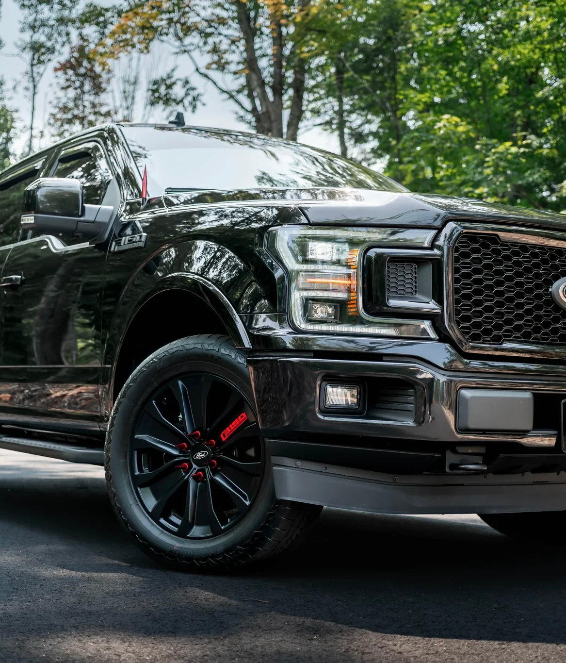 2018-2020 Ford F150 LED HeadLights (Black)