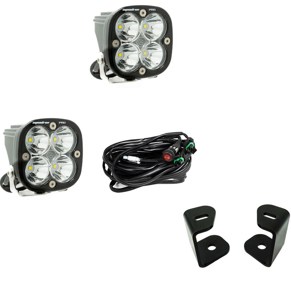 2009-2018 Dodge Ram 1500 Baja Designs Squadron A-Pillar Ditch Lights Kit