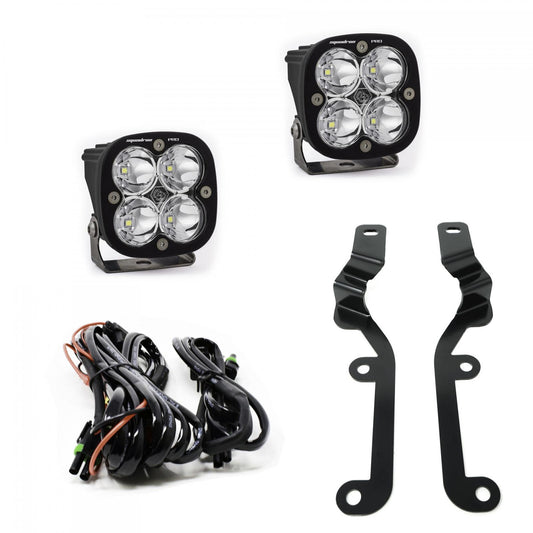 2019-2024 Silverado 1500 Baja Designs Squadron A-Pillar Ditch Lights Kit