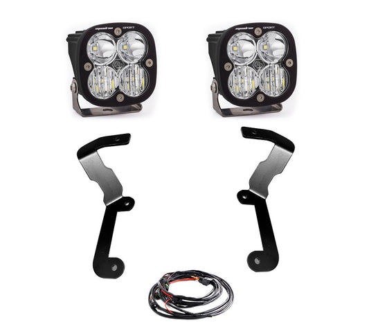 2019-2022 Sierra 1500 Baja Designs Squadron A-Pillar Ditch Lights Kit