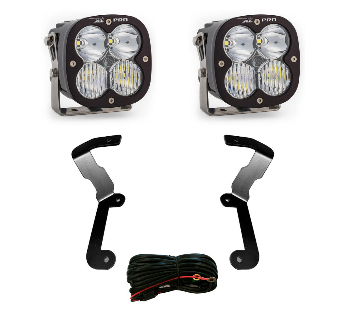 2019-2022 GMC Sierra 1500 Baja Designs XL80 A-Pillar Ditch Lights Kit