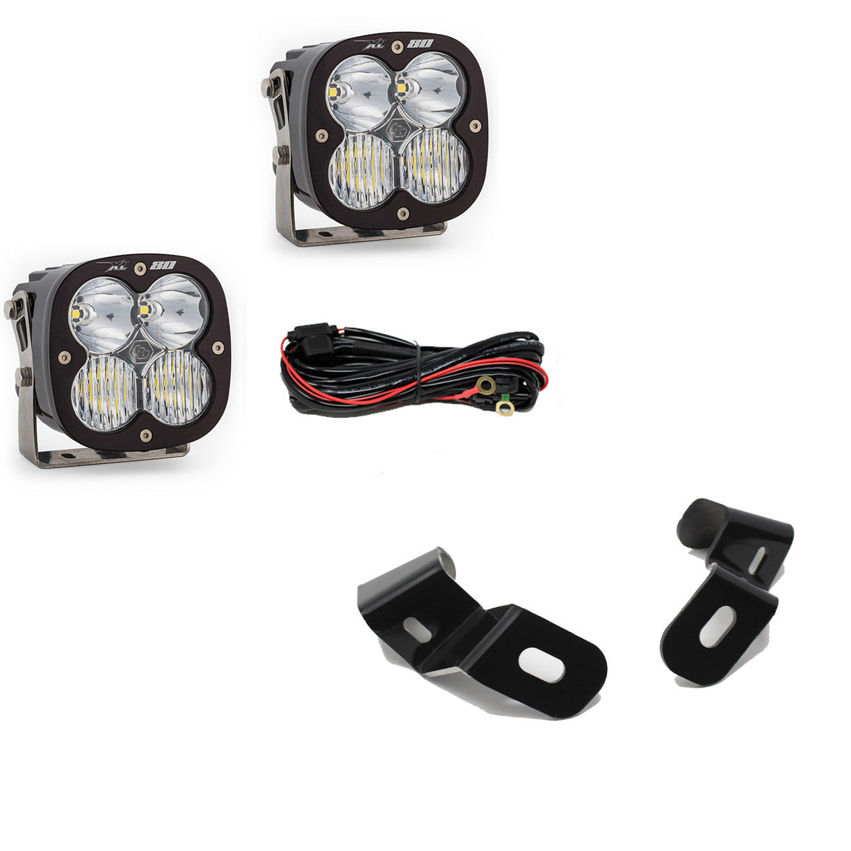 2019-2024 Dodge Ram 2500/3500 Baja Designs XL80 A-Pillar Ditch Lights Kit