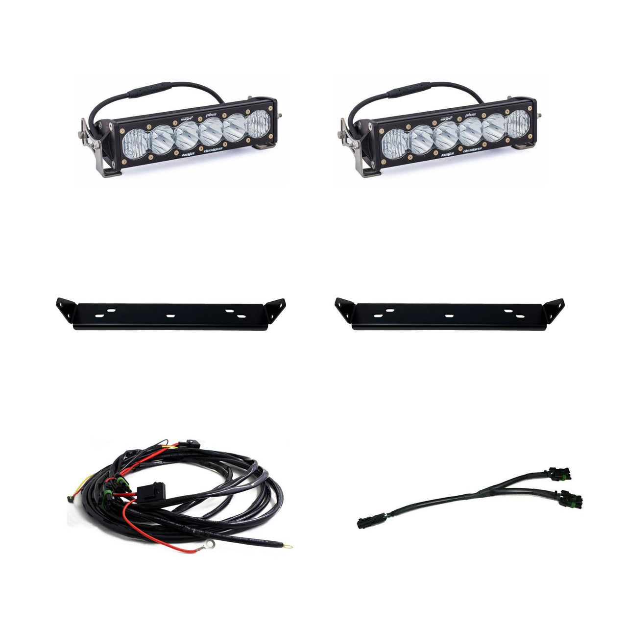 2021-2024 Ford Raptor Dual OnX6+ 10 Inch Grille Light Bar Kit