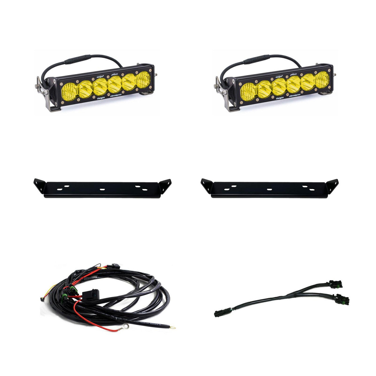 2021-2024 Ford Raptor Dual OnX6+ 10 Inch Grille Light Bar Kit