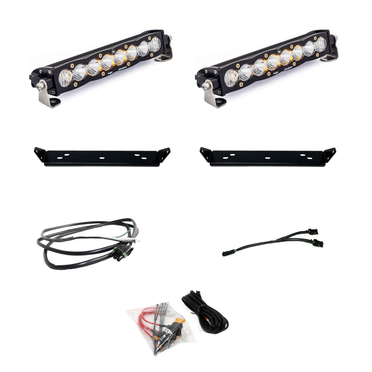 2021-2024 Ford Raptor Dual S8 10 Inch Grille Light Bar Kit