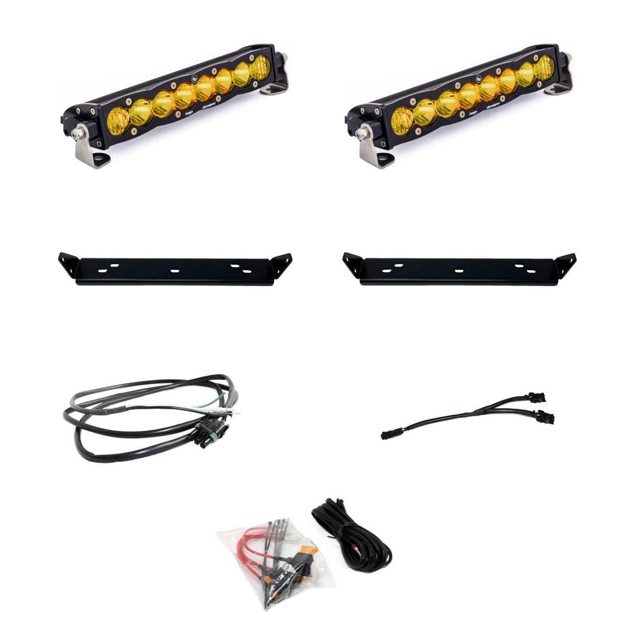 2021-2024 Ford Raptor Dual S8 10 Inch Grille Light Bar Kit