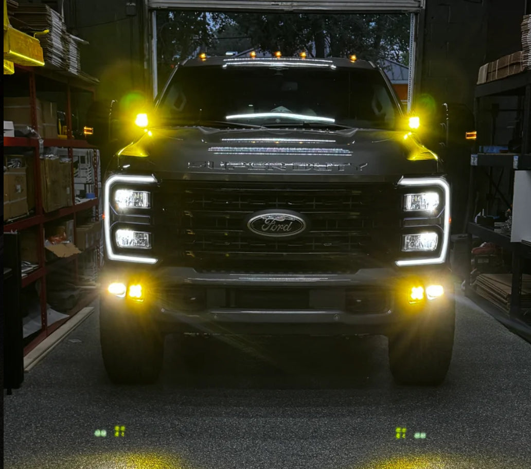Ford Light Graphite 2023-2026 FORD F250, F350, F450 BMC Lights Fog Light Kit – SQUARE1 OFFROAD