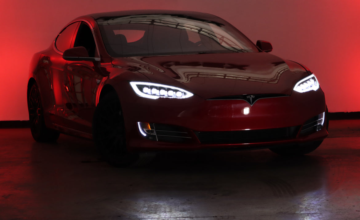 2012-2021 Tesla Model S Alpharex Nova Series LED Projector HeadLights
