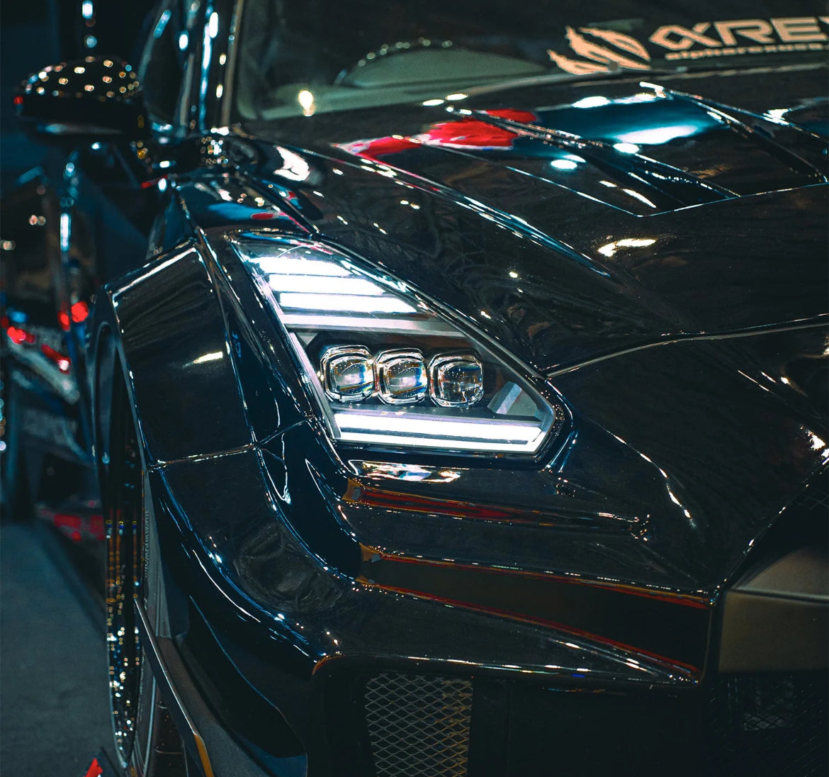 AlphaRex Nova-Series LED Headlights: Nissan GT-R (2009-2025)