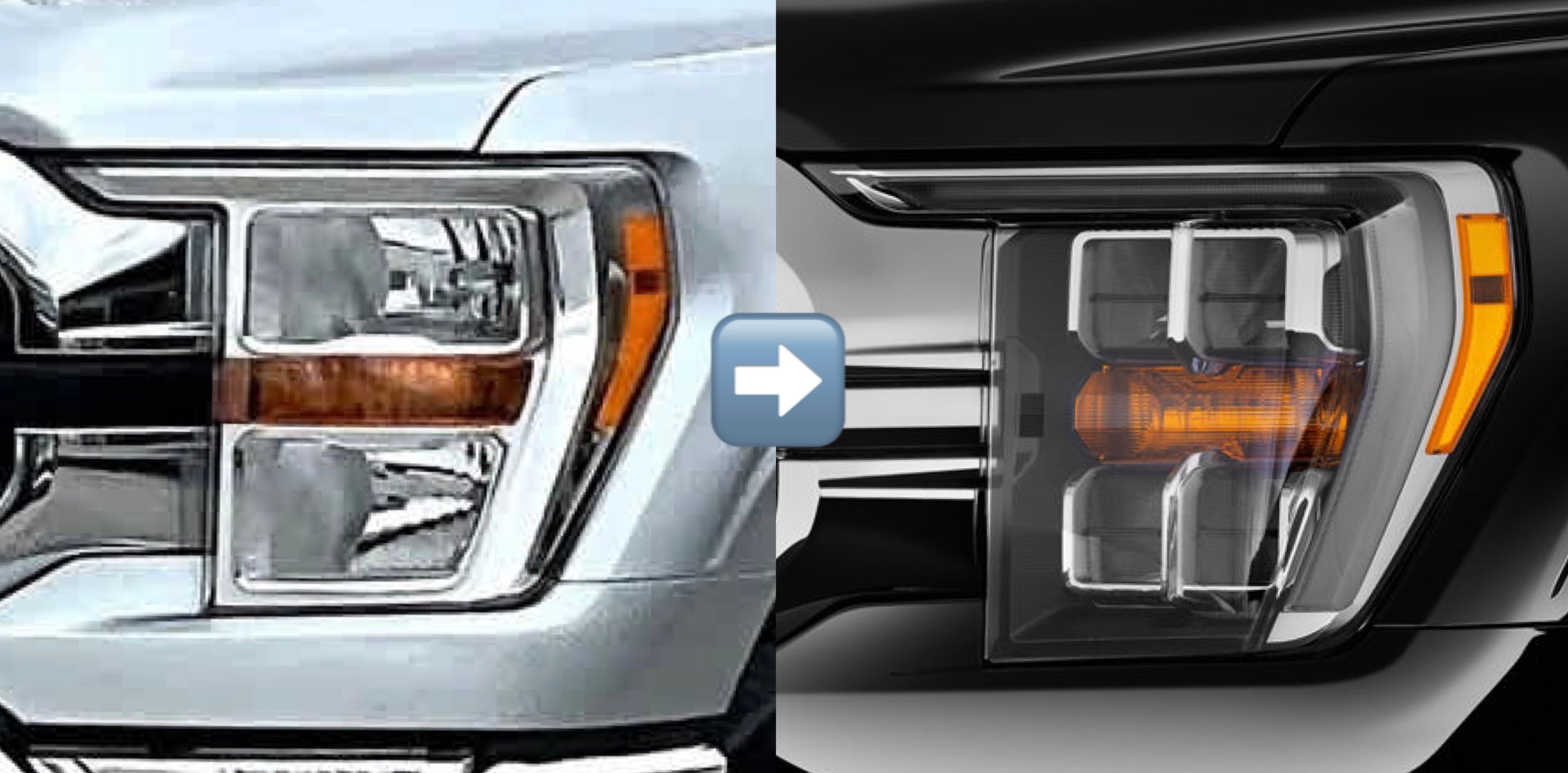 Conversion Harness Ford F150 Halogen to OEM LED Reflector Headlights 2 ...
