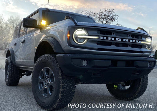 Diode Dynamics SS3 LED Fog Light Kit for 2021-2025 Ford Bronco (w/ Standard Bumper)