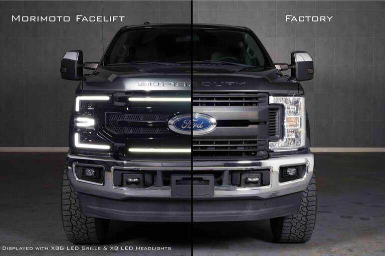 FORD F250/F350 SUPER DUTY FACELIFT KIT: 2017-2019 TO 2020-2022 FRONT END