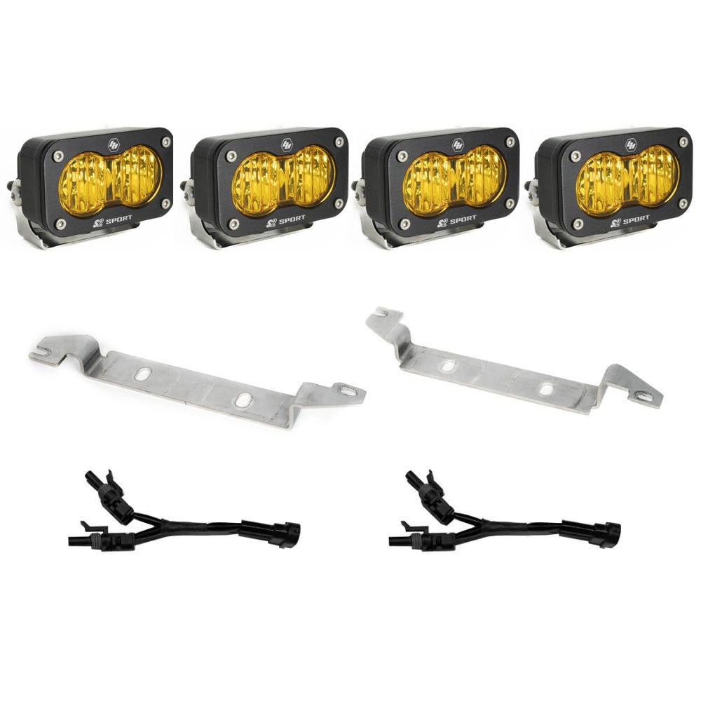 2024+ Toyota Tacoma Baja Designs S2 Sport Dual Fog Light Kit