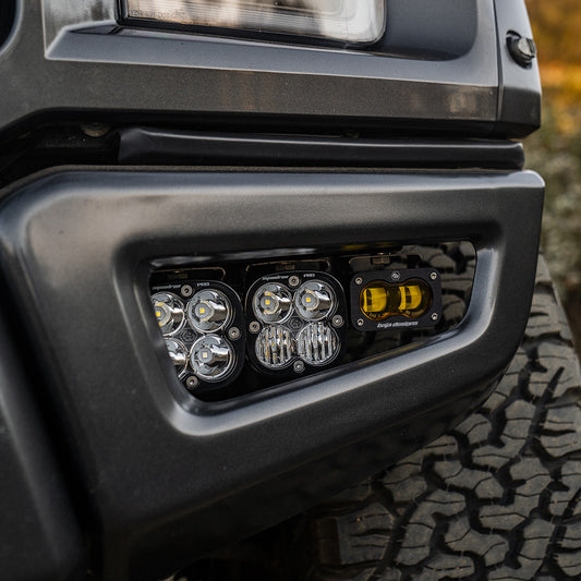 Ford Raptor Squadron/S2 SAE Pro Fog Pocket Light Kit Ford 2017-2020 F150, NOTE: Raptor Amber