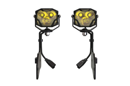 MORIMOTO 4BANGER LED A-PILLAR SYSTEM/DITCH LIGHTS: FORD F250/F350/F450 SUPER DUTY 2011-2016
