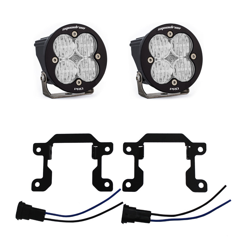 BAJA DESIGNS SQUADRON LED FOG LIGHTS: DODGE RAM 2500/3500 (2019-2024)