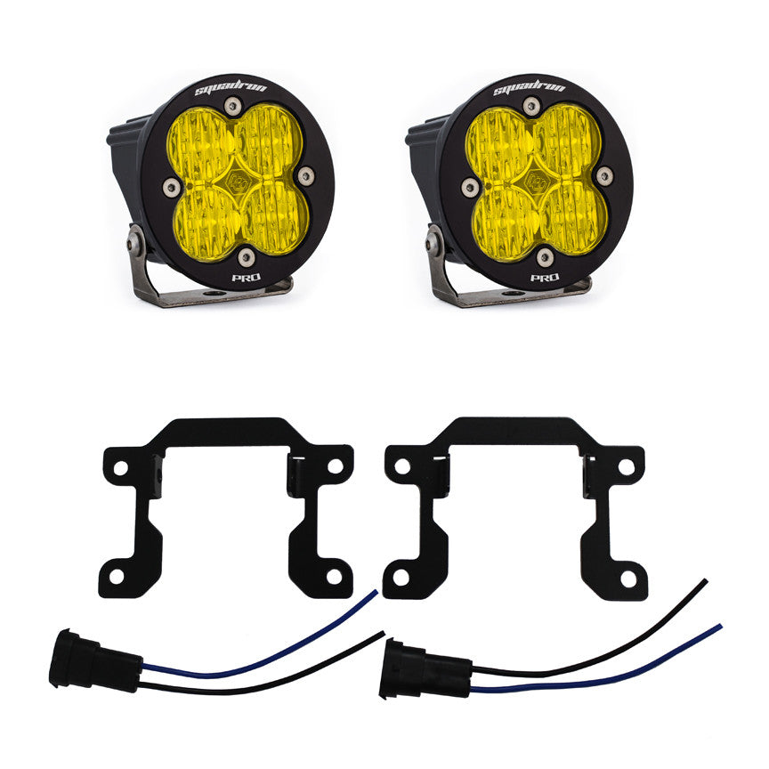 BAJA DESIGNS SQUADRON LED FOG LIGHTS: DODGE RAM 2500/3500 (2019-2024)