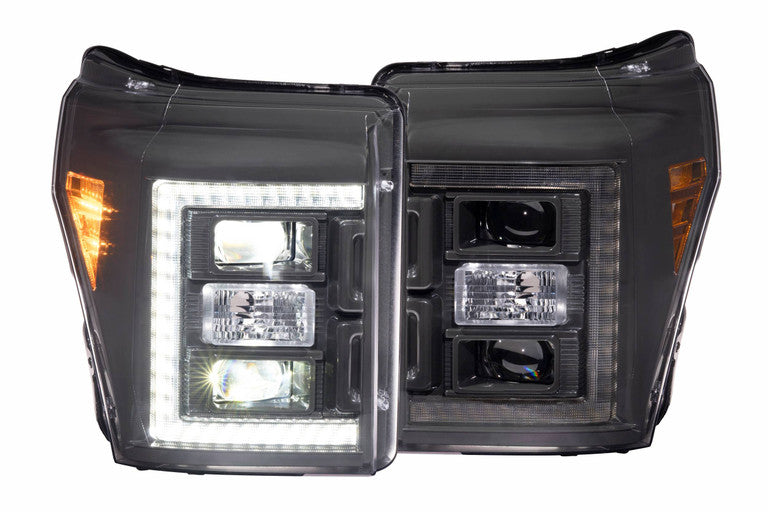Morimoto XB Hybrid LED Projector Headlights: Ford F250/F350/F450 Super Duty 2011-2016