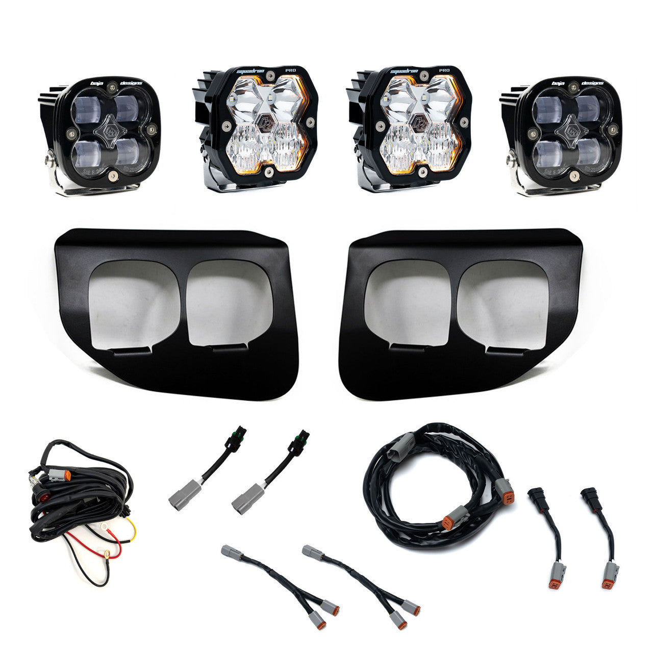 Ford Squadron 2.0 / SAE Fog Pocket Light Kit Ford 2020-2022 F250/350 Super Duty