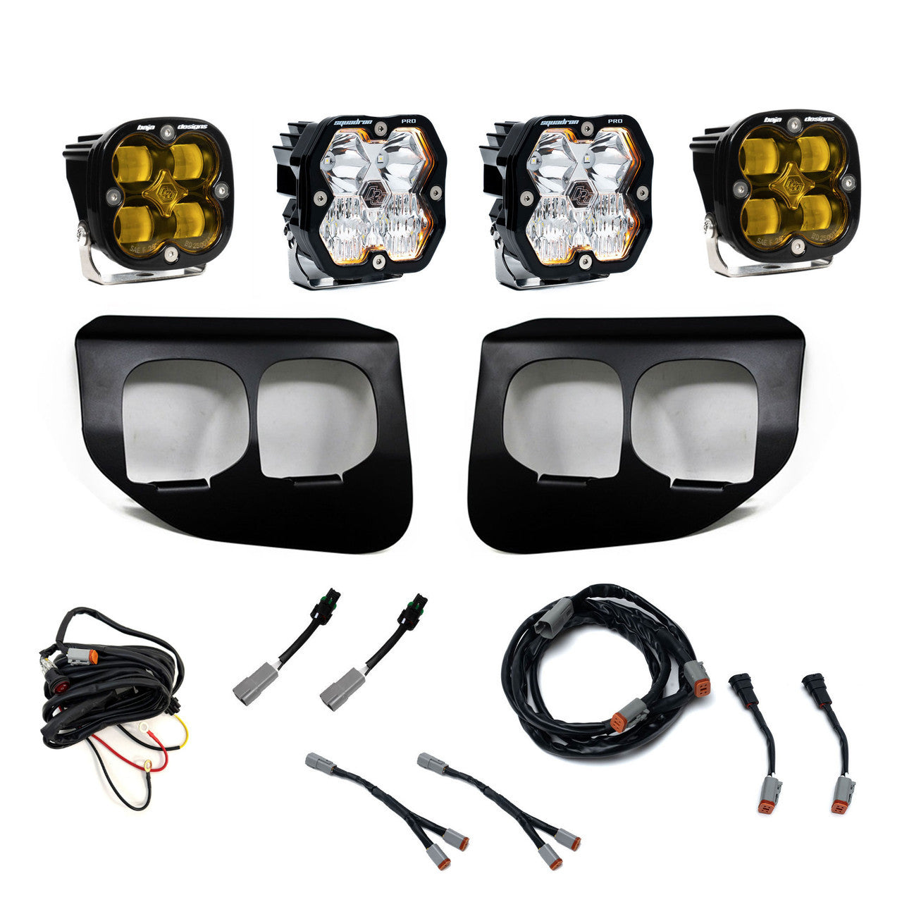 Ford Squadron 2.0 / SAE Fog Pocket Light Kit Ford 2020-2022 F250/350 Super Duty