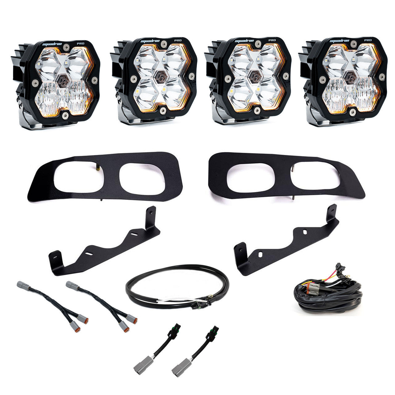 Ford Squadron 2.0 Dual Fog Pocket Light Kit Ford 2023-2026 F250/350 Super Duty